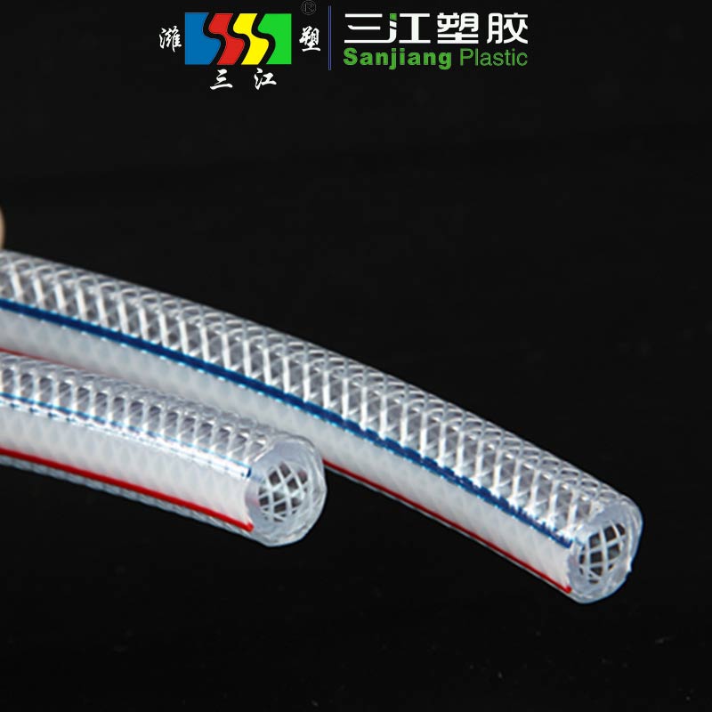 PVC FIBER HOSE High Pressure Braided PVC Tubing Clear Hose Braid Reinforced PVC FIBER HOSE PVC BRAIDED HOSE OIL HOSE NETTING HOSE