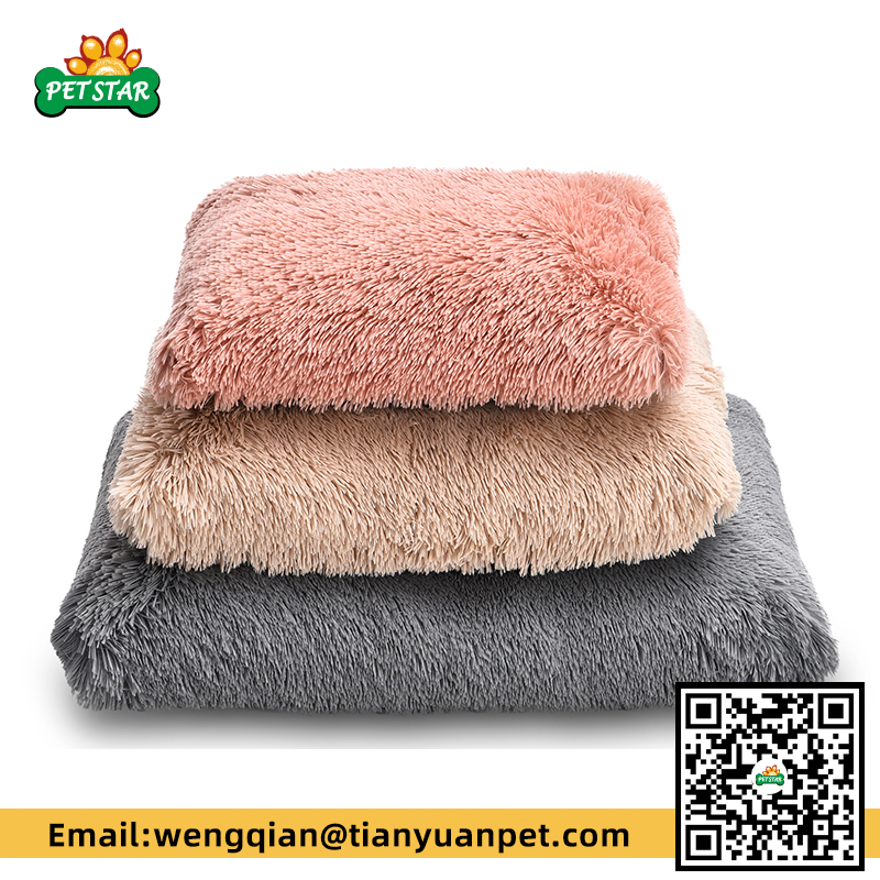 Pet long fur bed