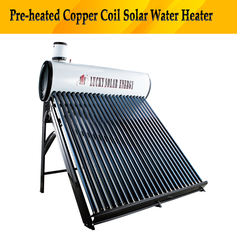 Pre-Heated Copper Coil Solar Water Heater