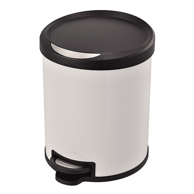 Sinoware 5L 6L 12L 20L 27L 30L brushed stainless steel round step garbage can SW6840