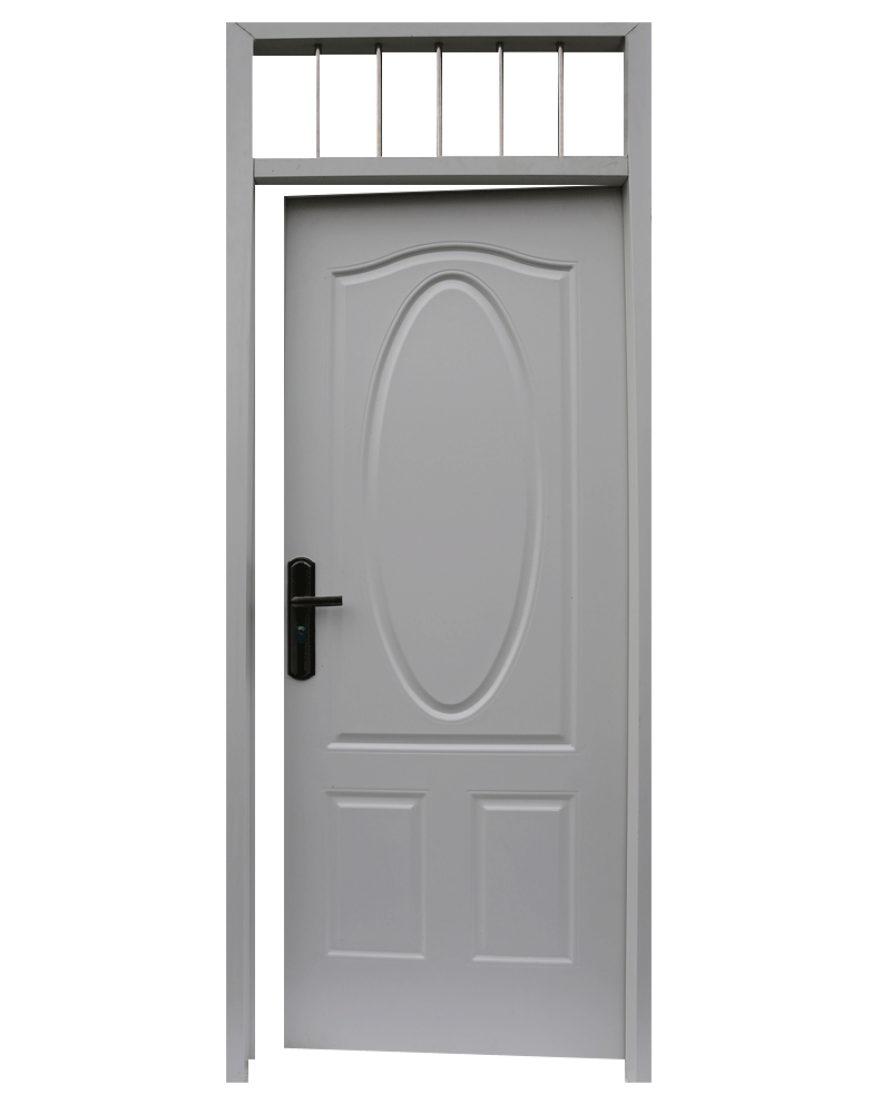 Steel Door with Top of the window