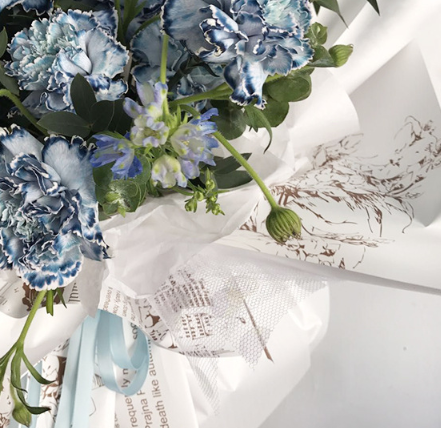 flower wrapping pearl film