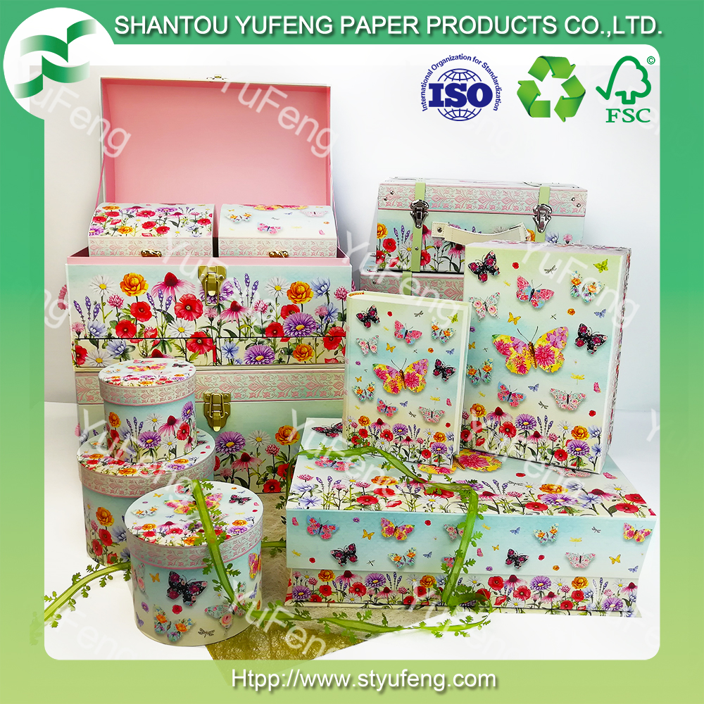 Paper gift box Paper storage box Home storage