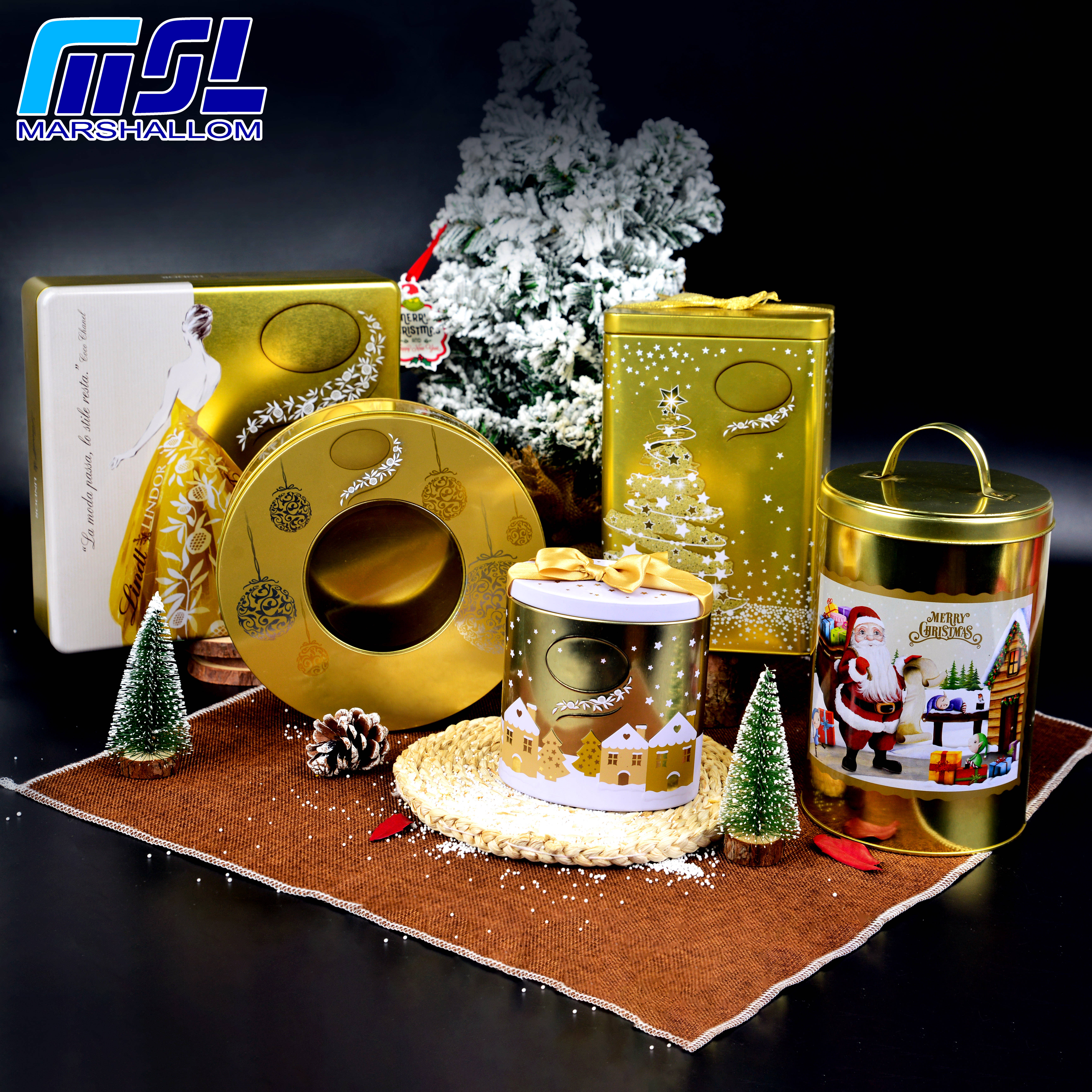 Tin box for chocolate Tin box tinbox tin can metal can metal box tinbox