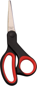 Rubber Scissor, Soft-touch handle Scissors, Student Scissor, Office Scissor, Children scissor,