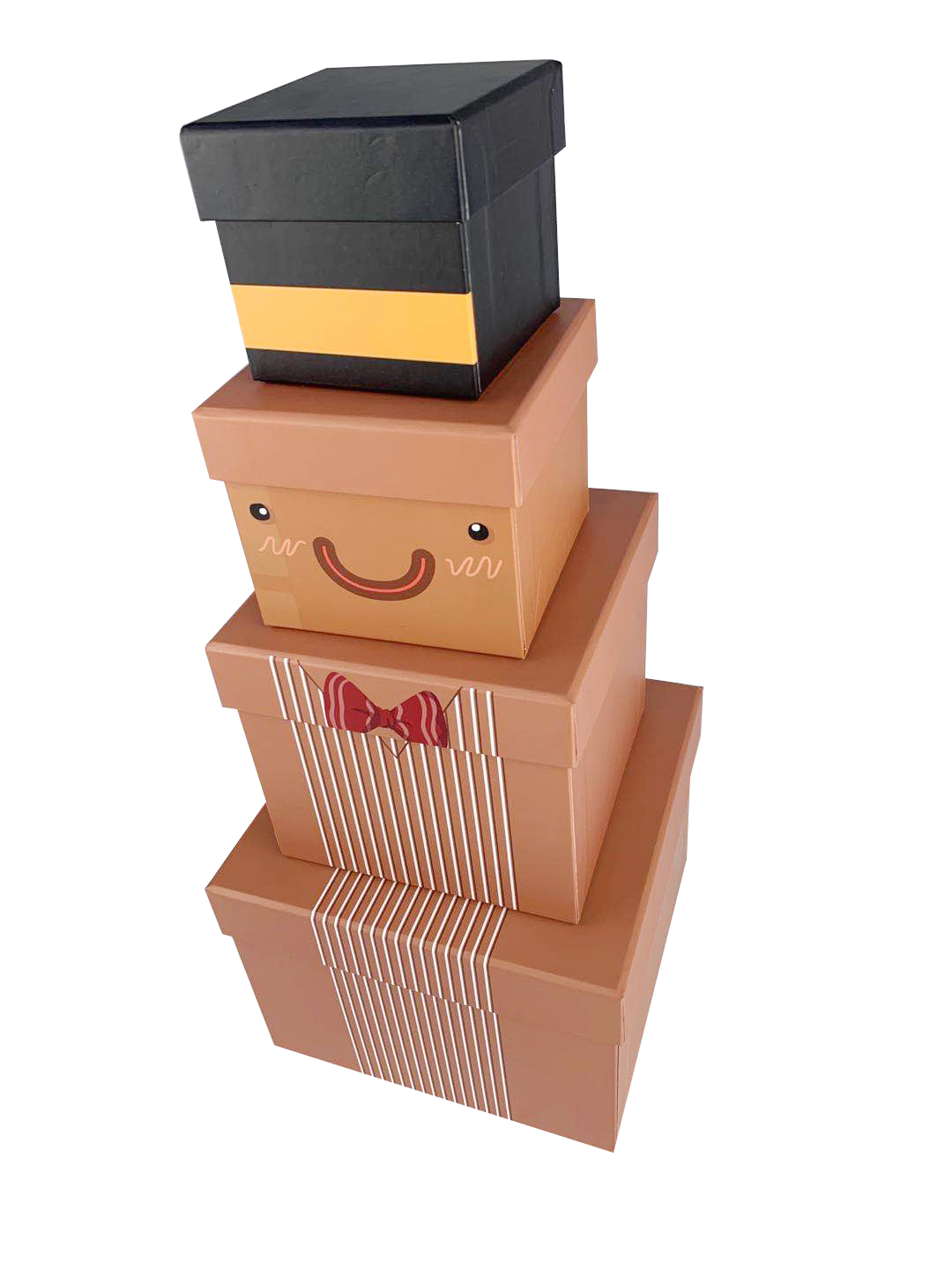 Paper gift boxes paper boxes Xmas square boxes