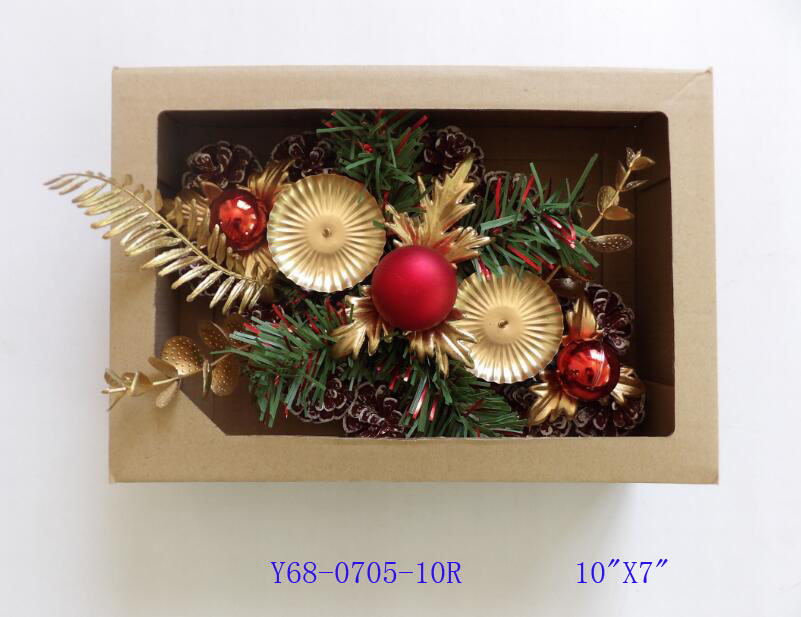 Christmas decorations candleholder