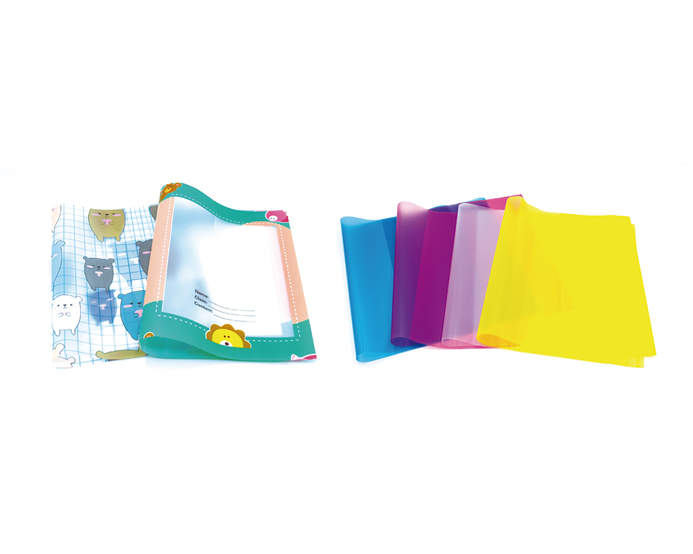 Hot selling plastic clear transparent book cover