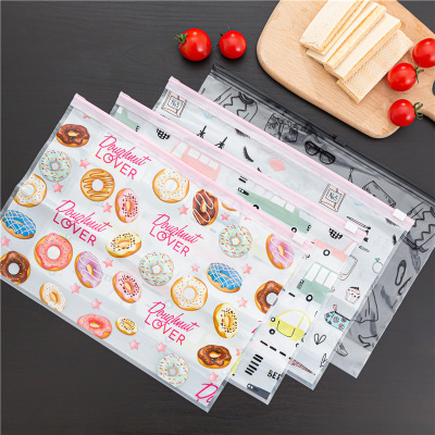 Reusable big plastic zip lock station storage packaging bag