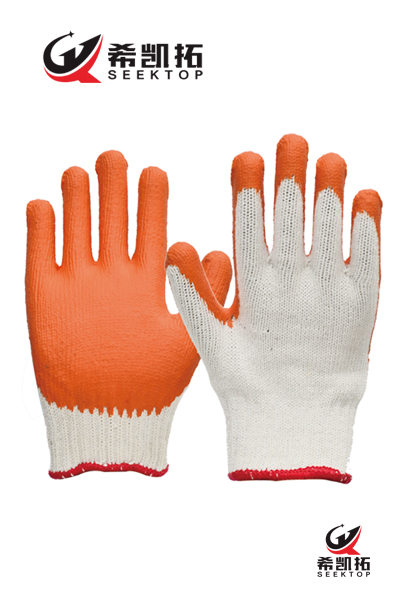 10g Polycotton Shell Smooth Latex Gloves