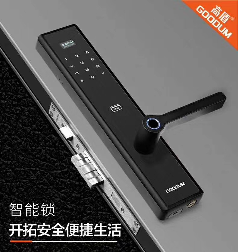 Goodum anti-thief mortise fingerprint,password,card,key,wechat app wifi control remote control smart lock GL6