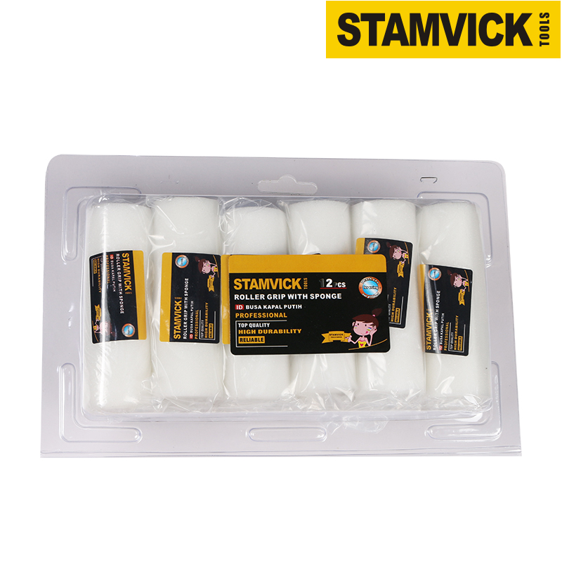 12pcs Roller Grip With Sponge