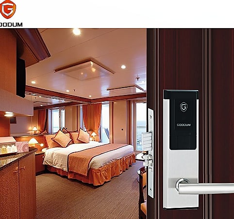 High quality Goodum K3100 rfid card lock smart lock IC card free hotel system for hotel apartment office school