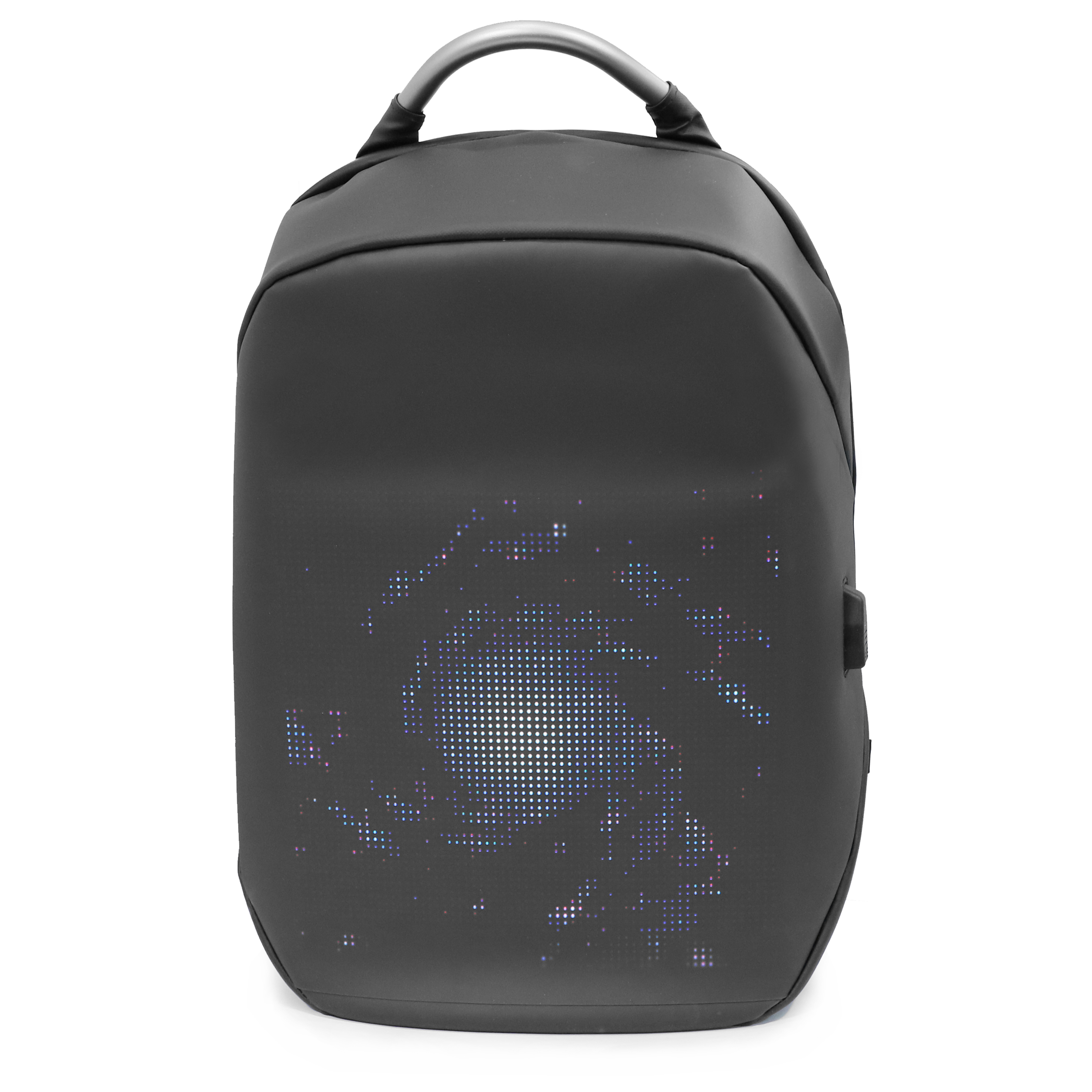 Luminous Backpack with USB Charging Port Backpack for Men,School Backpack 15.6 inch Laptop with Large Capacity for Business Travel,Water Repellent