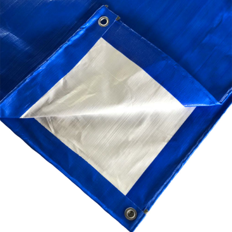 4x5m blue white color pe tarpaulin sheet for cover for Africa market