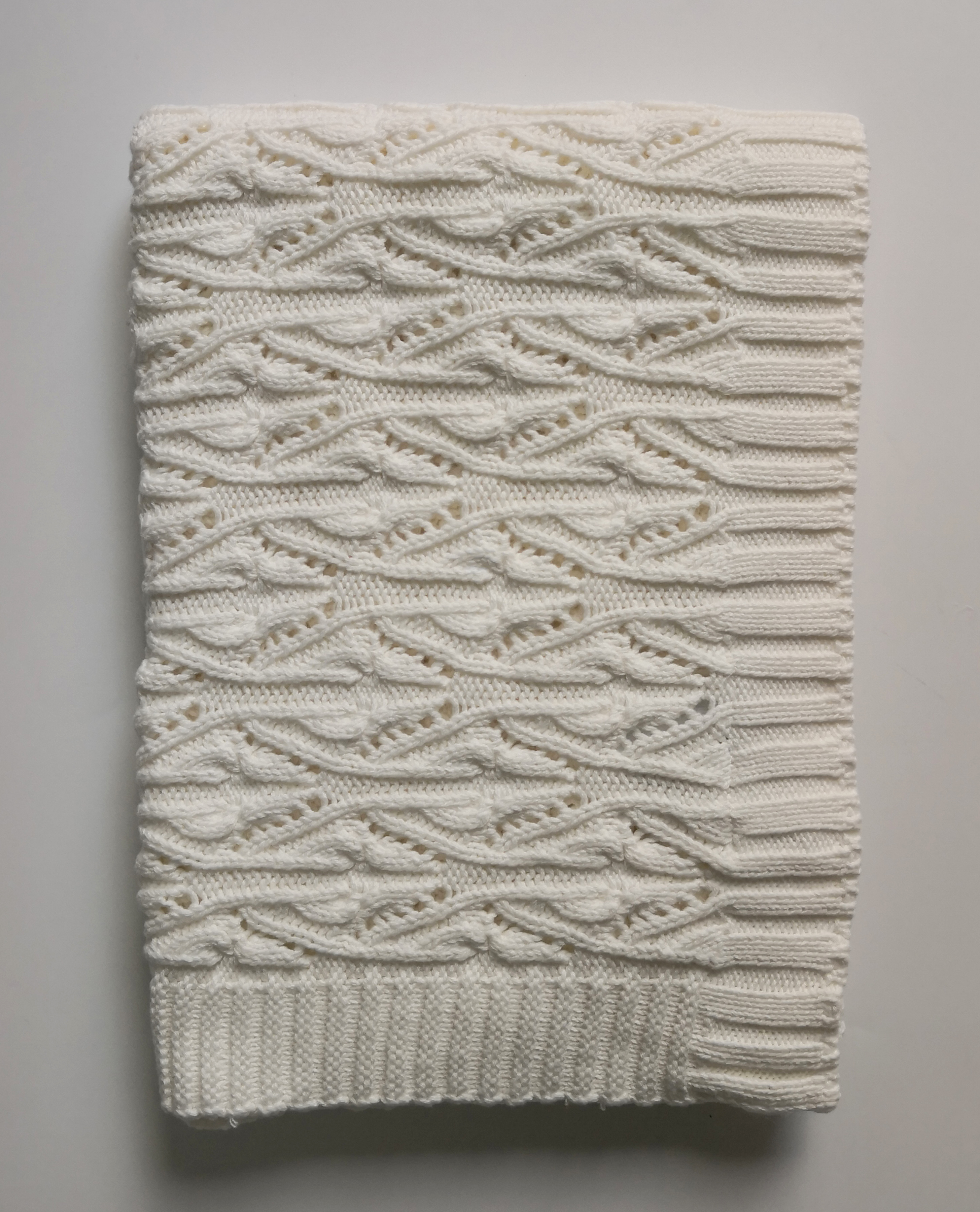 Infant knitted blanket