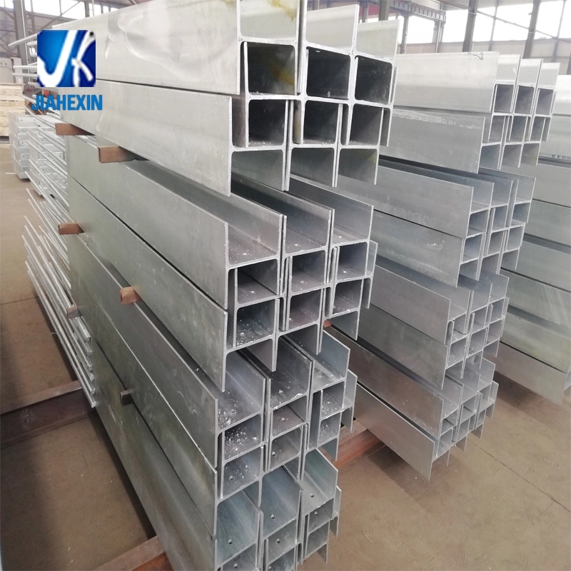 hot dipped galvanized steel section post with HRB400 HRB500 deformed rebar reinforcement