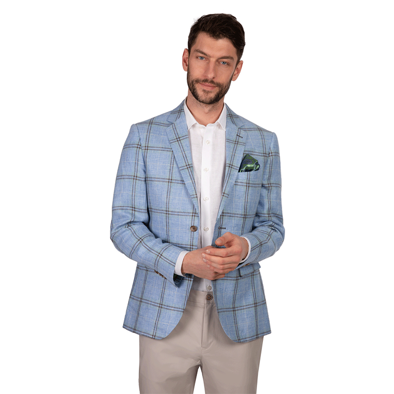 MEN BLAZER JACKET S GENF 3061/58 Slim Fit Jacket
