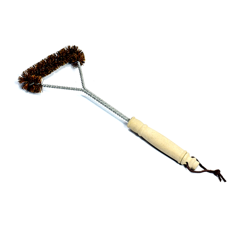 BBQ Brush W/Natural Wheat Straw Handle