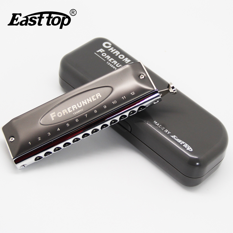 T1248NV Key of C 12holes new harmonica cheap chromatic competitive price