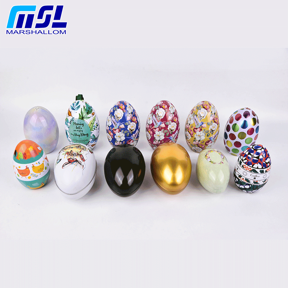 Egg Tin（Tin box tinbox tin can metal can metal box tinbox）