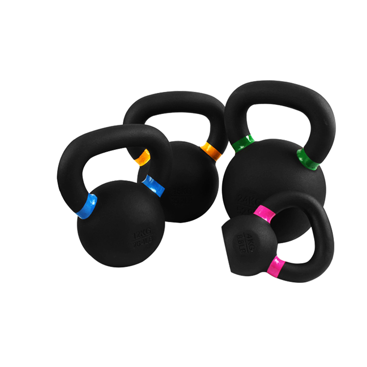Powder coated kettlebell