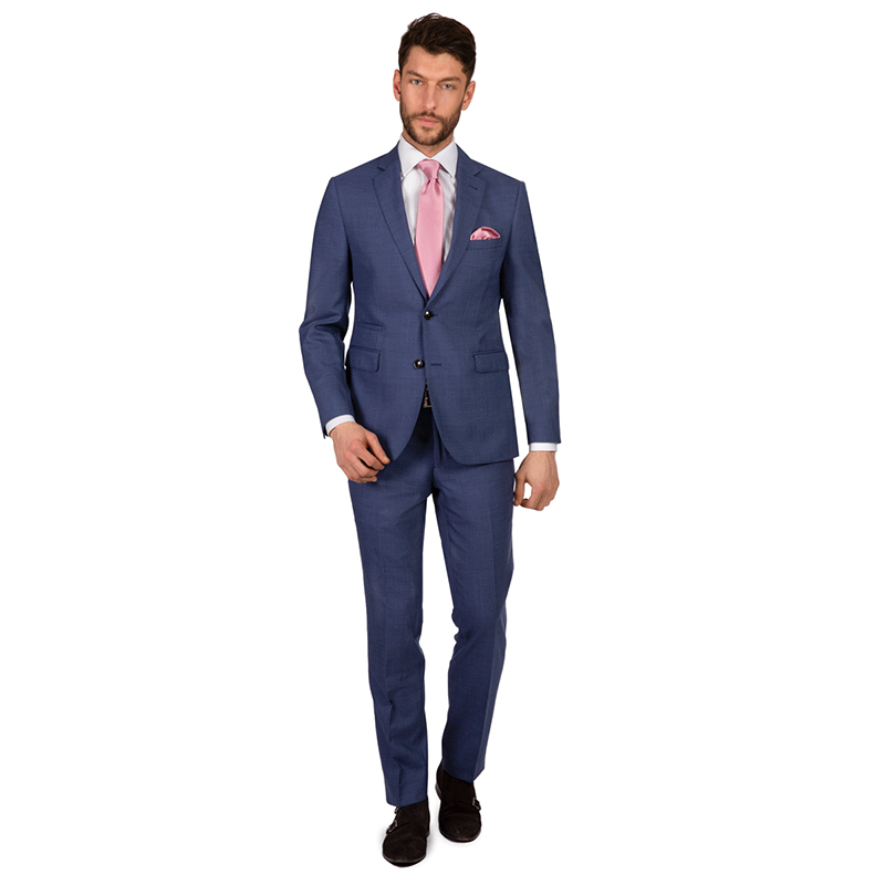 MEN SUITING FABRIC A PESARO 2418736/18 Slim Fit Suit