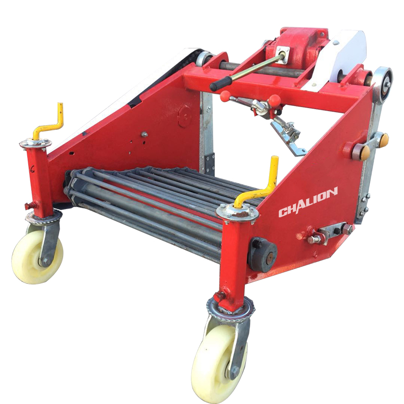 Potato harvester for walking tractor