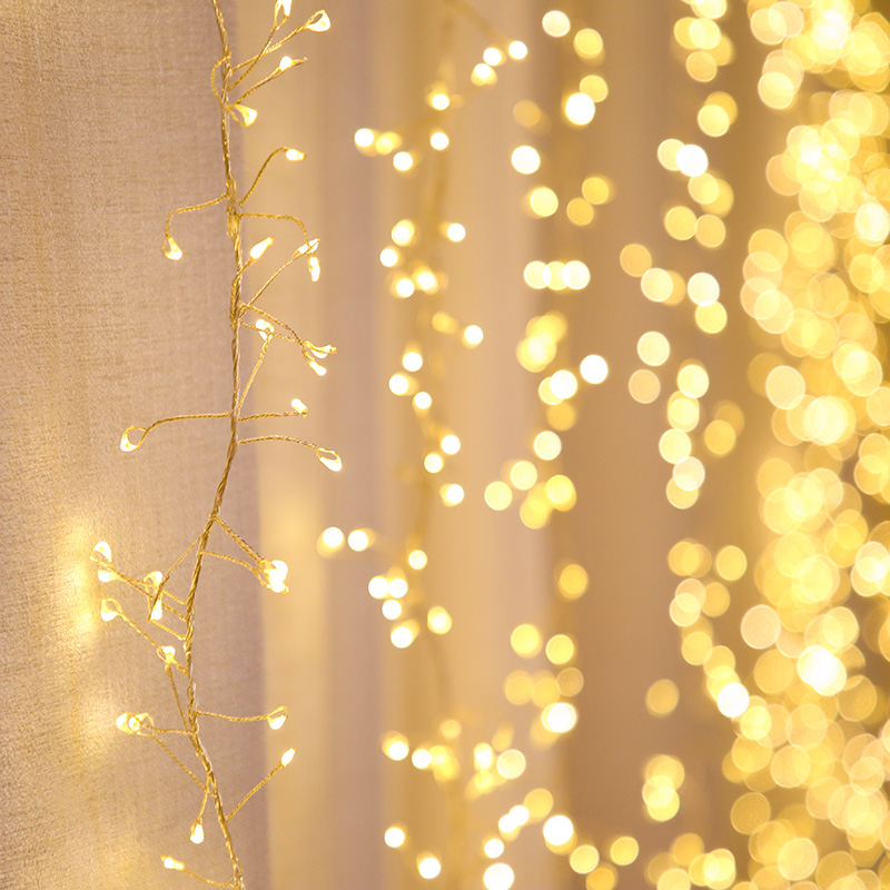 Copper Curtain Lights