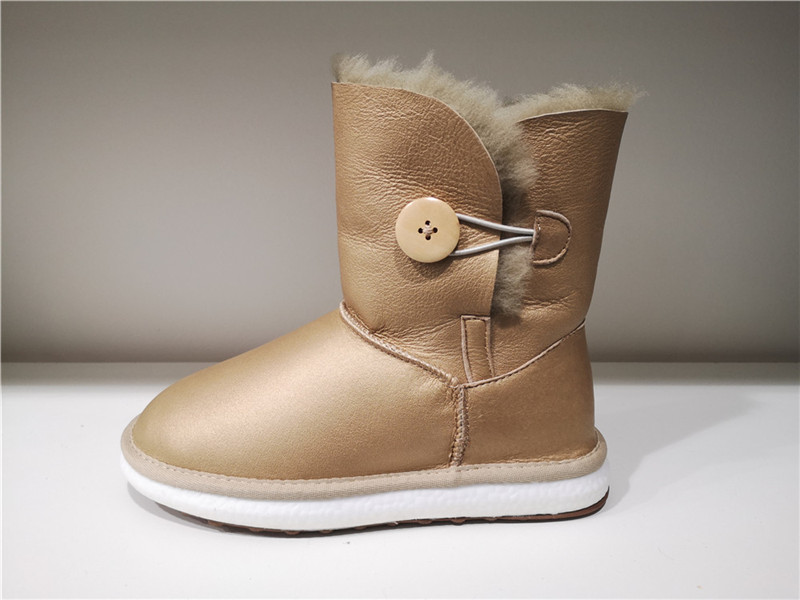 Fashion Sheepskin/Fake fur Snow Boot Winter shoes Water-Resistant