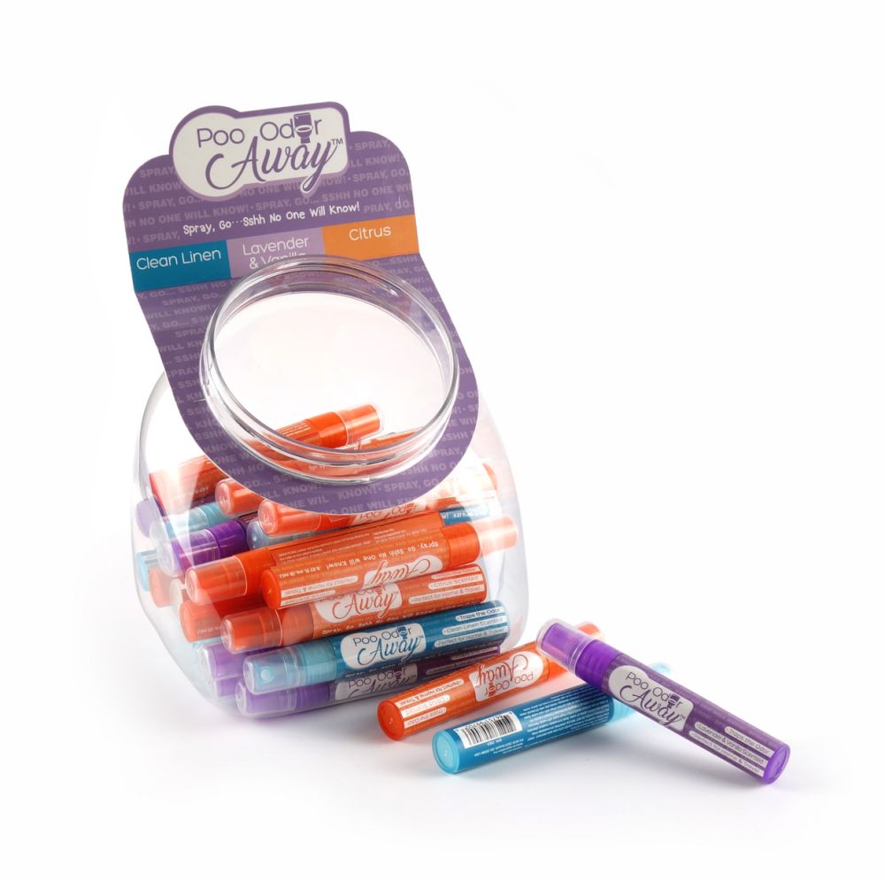 New design before you go toilet deodorant poo odor pourri spray
