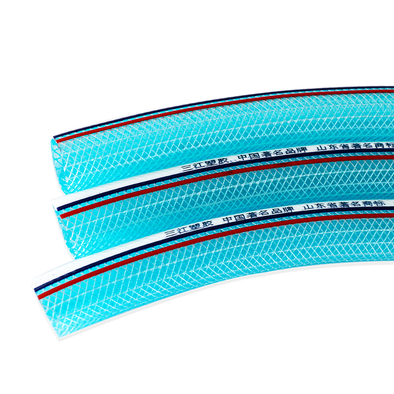 PVC FIBER HOSE High Pressure Braided Clear Flexible PVC Tubing Heavy Duty UV Chemical Resistant Vinyl Hose
