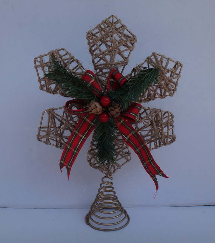 Jute Snowflake Tree Topper