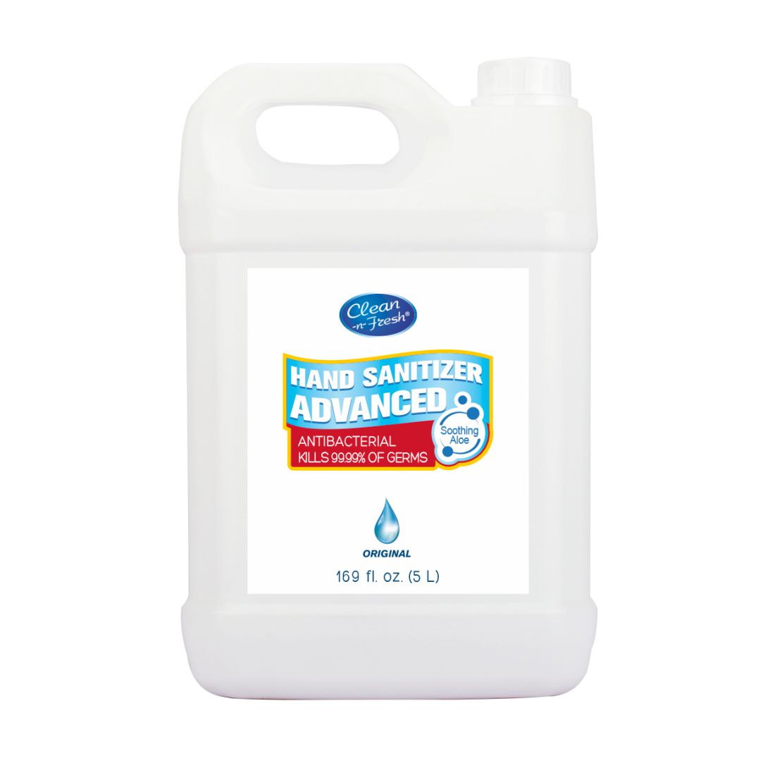 CE FDA 75% alcohol 1-5 gallon big hand sanitizer gel refill