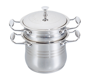 3pcs Set High quality Stainless steel Couscousier Kitchen cookware Steam pot and Cookware set