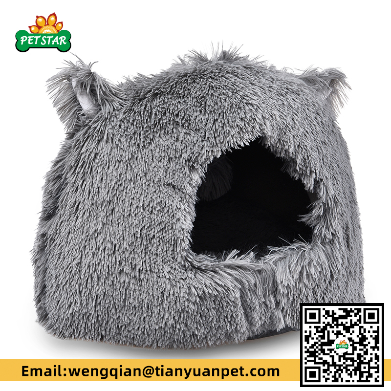 Pet long fur bed