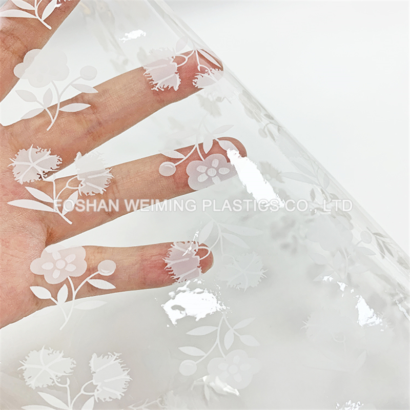 Transparent PVC Table Cloth With Printing
