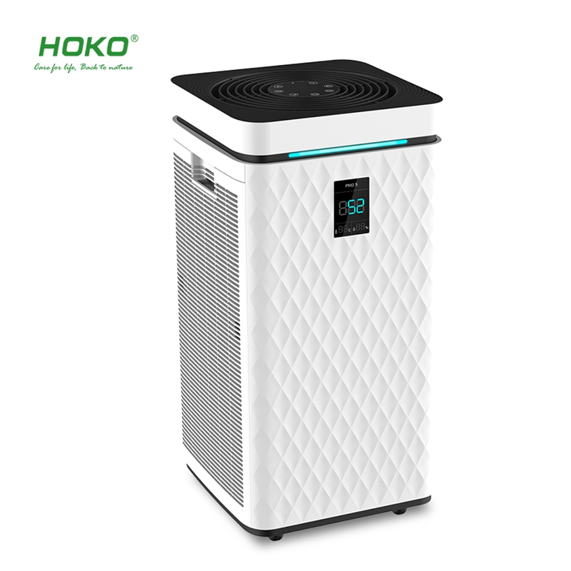 800㎡/h High CADR Hot sale negative ion HEPA filter home office air purifier for 56-96 ㎡ area