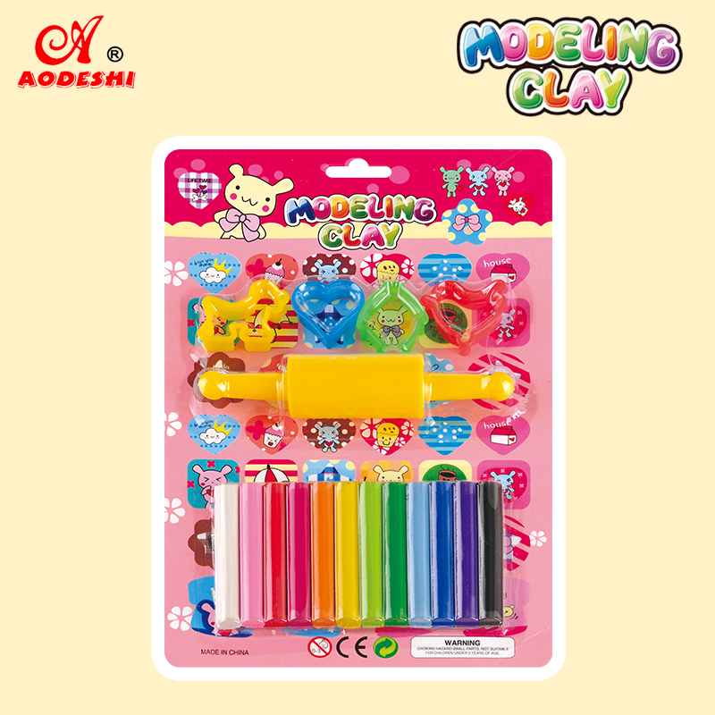 12 Colors Modeling Clay（+5 Tools）