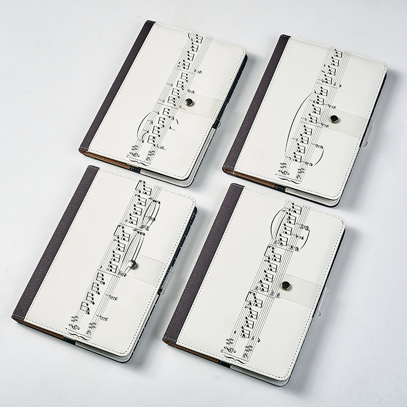 201011 A5 PU printing with insert-style and buckle notebook