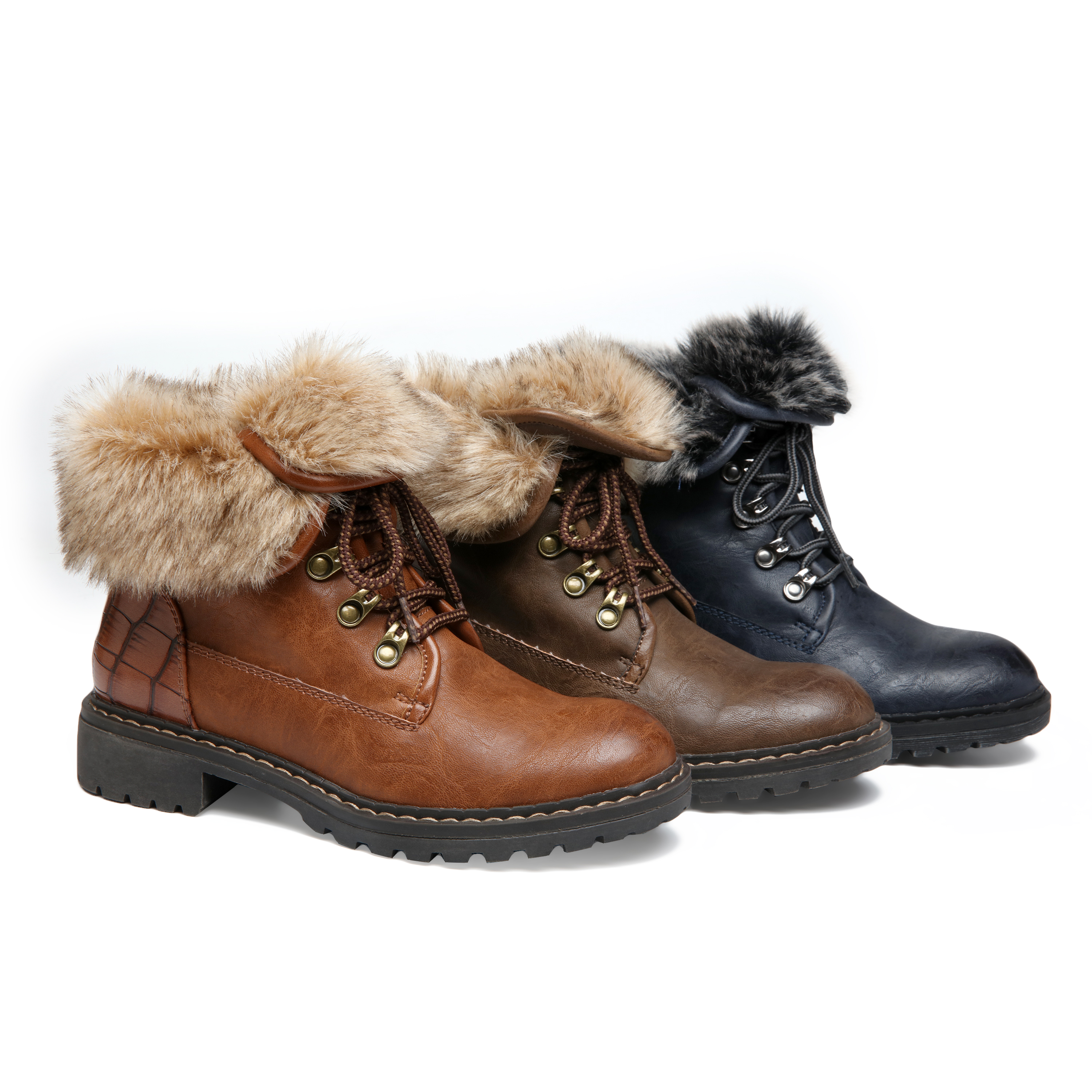 CAMIDY autumn/Winter 2021 Fashion Versatile female PU surface TPR outsole boots