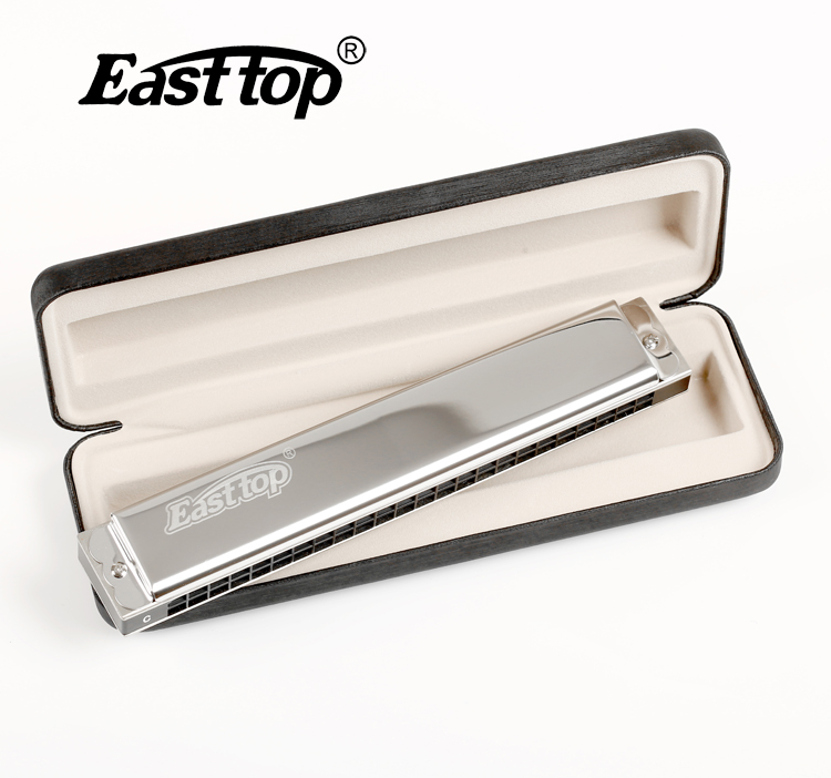 24 holes harmonica professional tremolo harmonica with key of C cheaper price