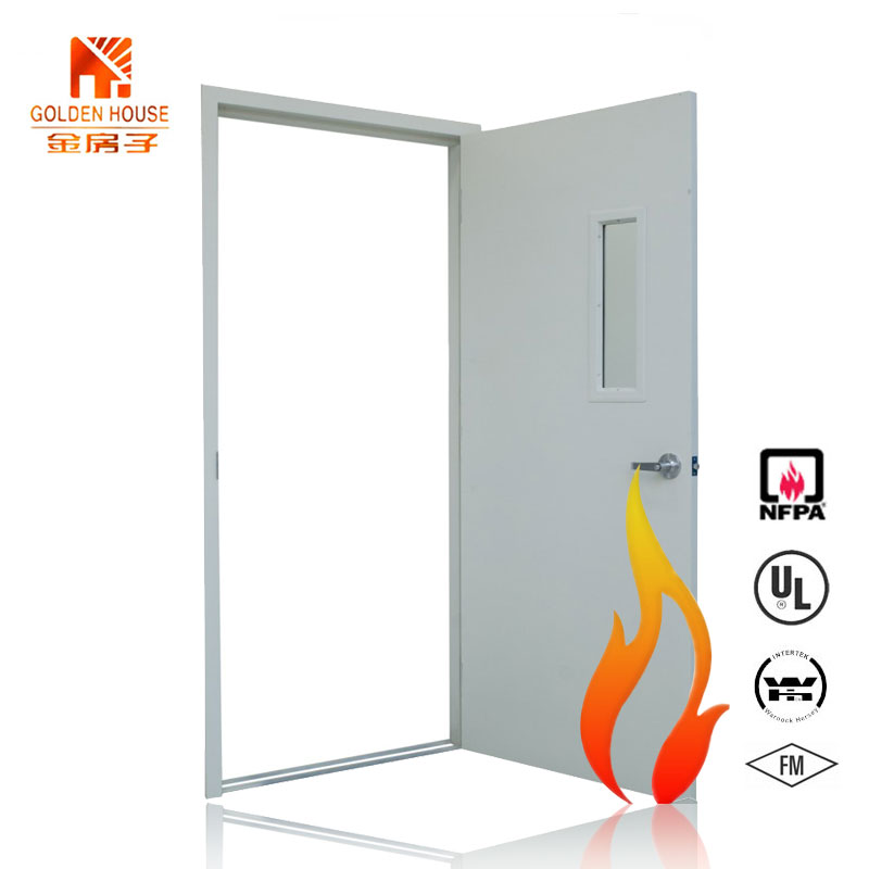 180mins steel fire door flush door steel door frame fire rated door