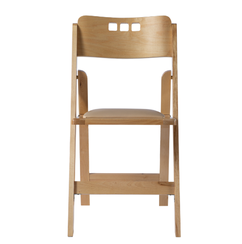 Wood folding chair