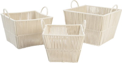 Cotton rope storage baskets - GRS