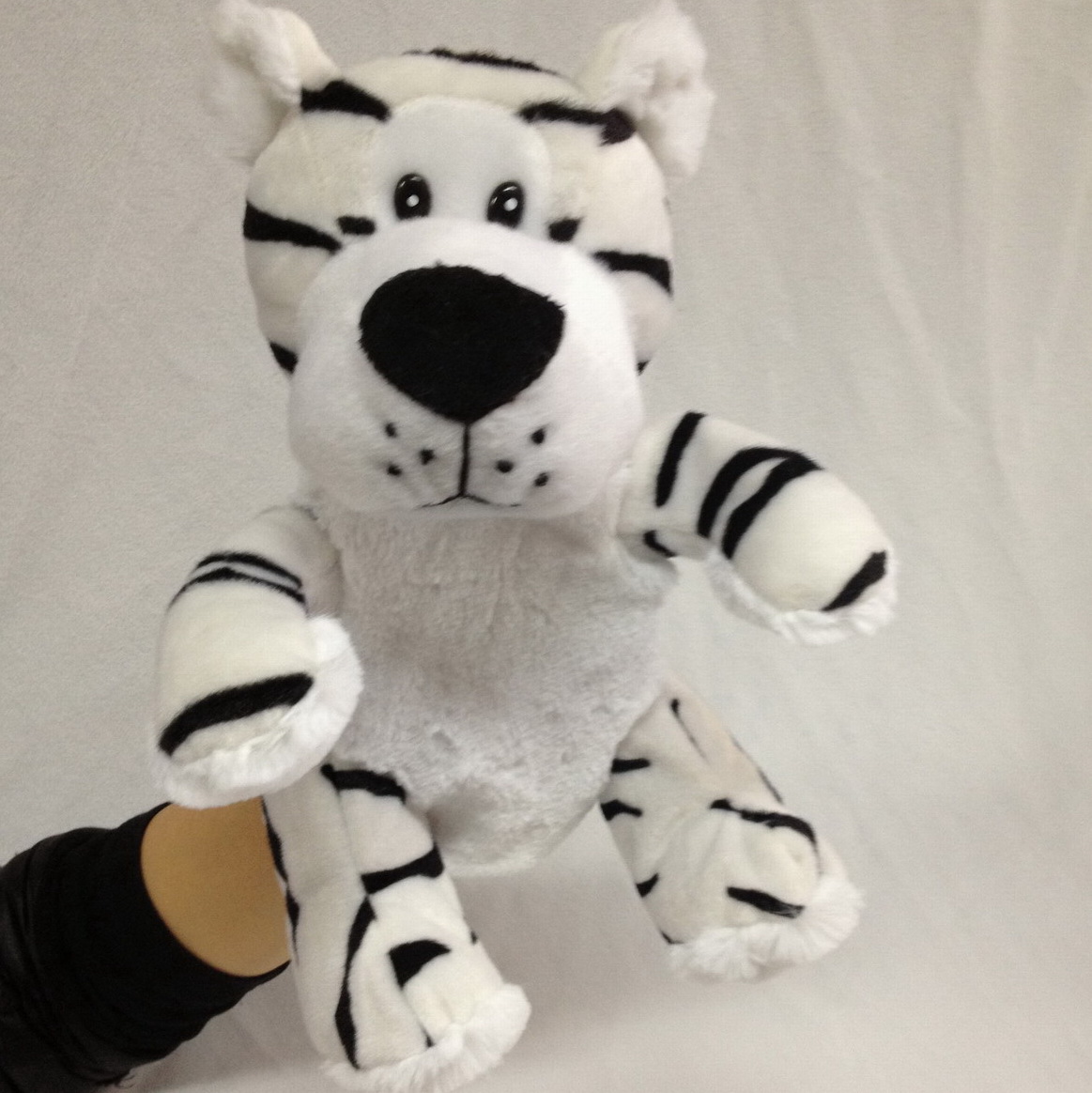 High quality plush cute tiger hand puppet