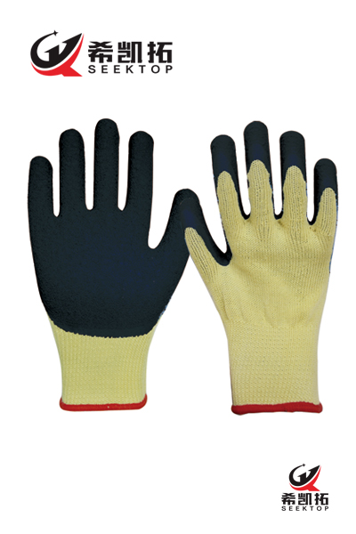 10g 5yarns Polycotton Shell, Latex Palm Coated, Foam Finish