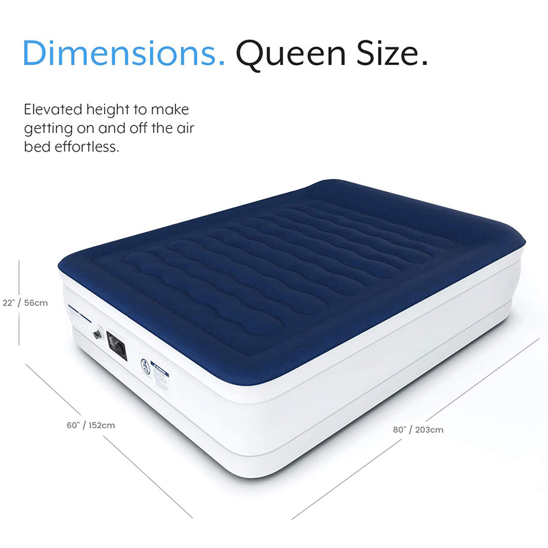 queen size air mattress bed