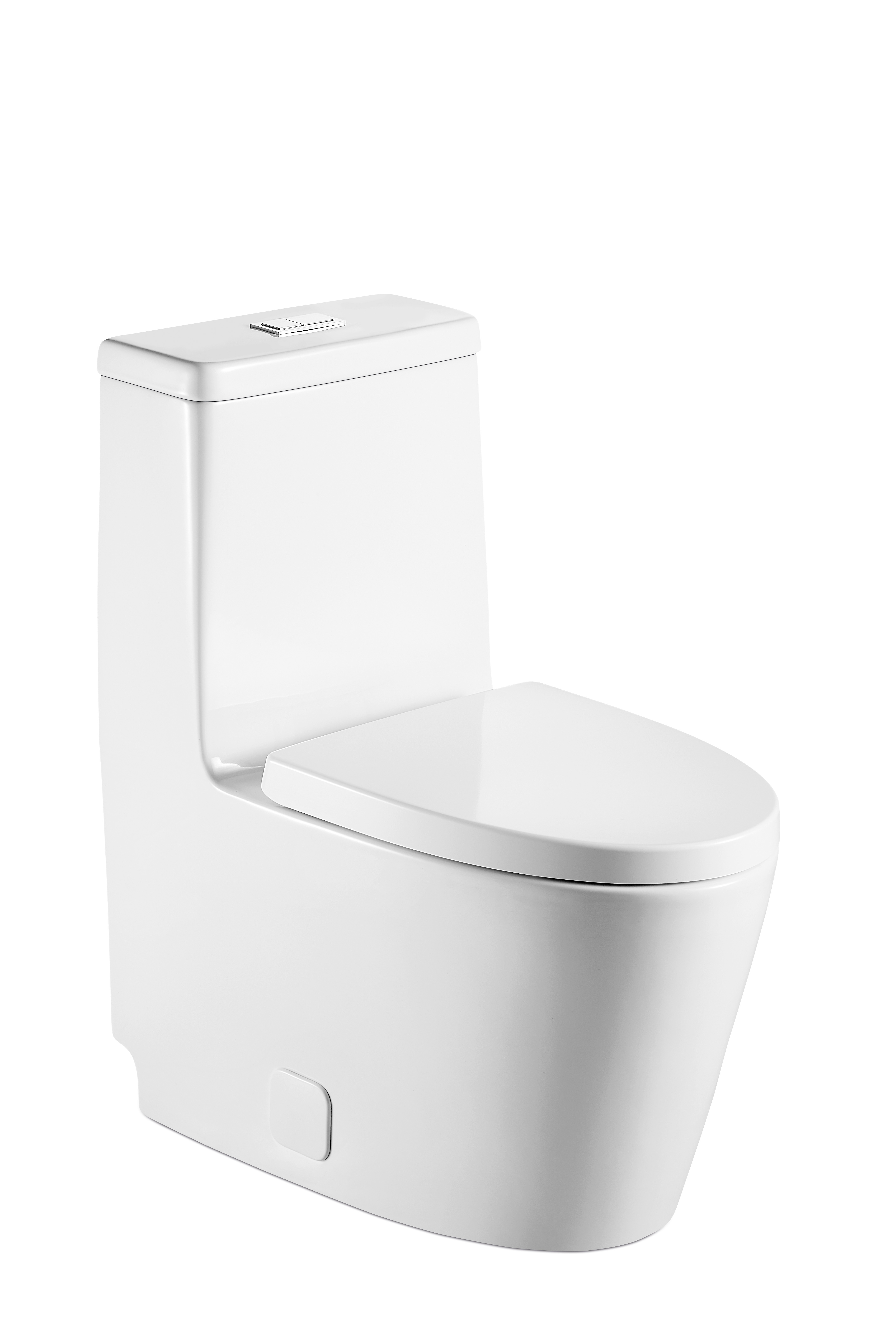 Dual-Flush Elongated One-Piece Toilet (Seat Included)