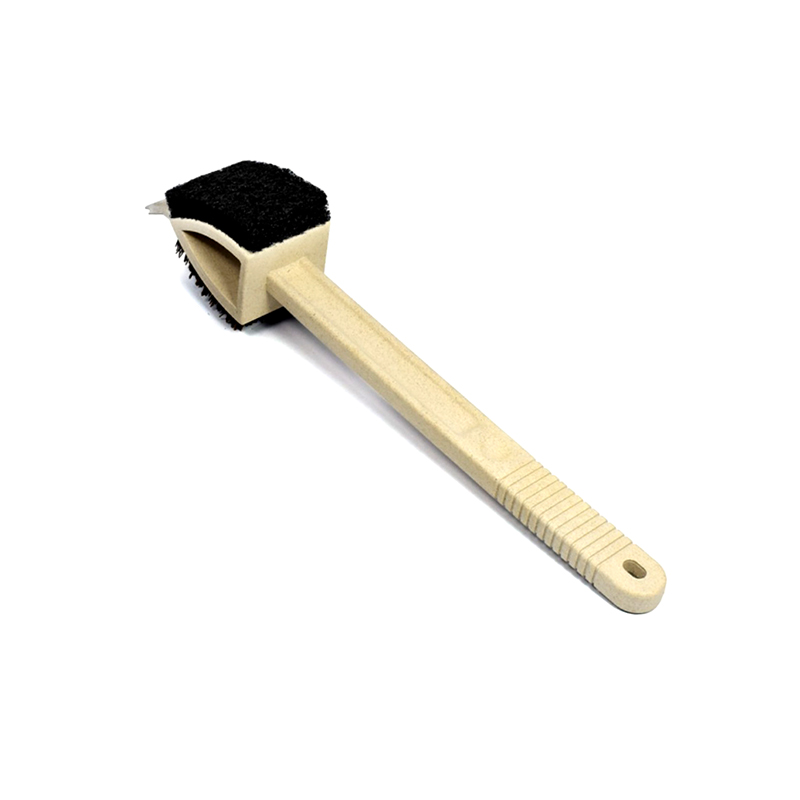 BBQ Brush W/Natural Wheat Straw Handle